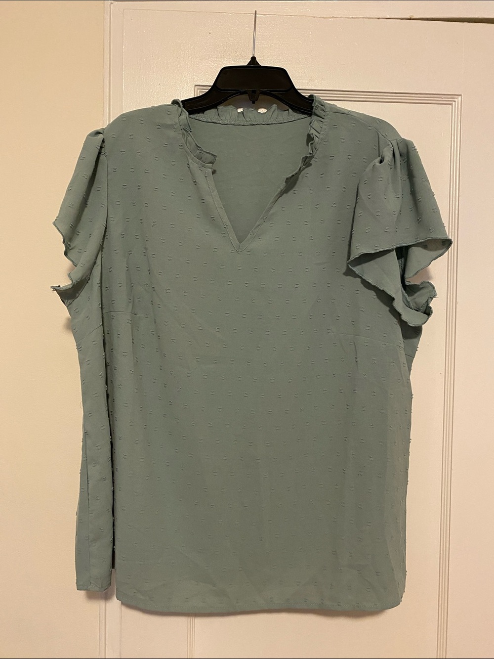 🎀 5/$20 🎀 SHEIN curve 1XL soft green top